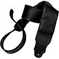 Franklin Strap 2.5" Original Black Glove Leather Guitar Strap Black with Silver Stitching thumbnail