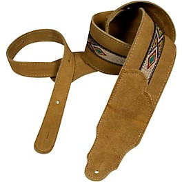 Franklin Strap Southwest Suede Guitar Strap Honey