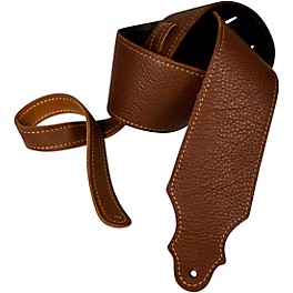 Franklin Strap 3" Purist Glove Leather Gui... Franklin Strap 3" Purist Glove Leather Guitar Strap Caramel with Gold Stitching