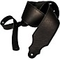 Franklin Strap 3" Purist Glove Leather Guitar Strap Black with Black Stitching thumbnail