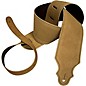 Franklin Strap 3" Purist Suede Guitar Strap Honey with Brown Stitching thumbnail