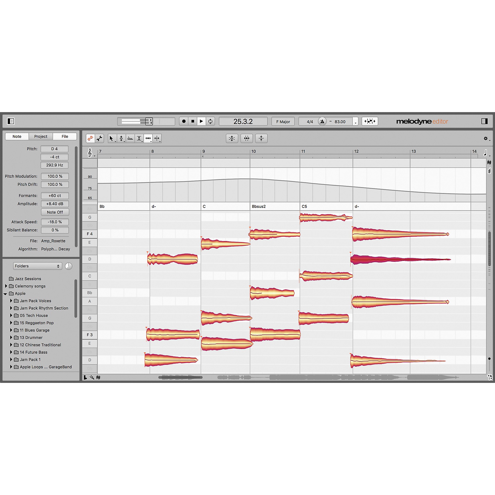Celemony　Melodyne 5 editor Celemony | Melodyne 5 Editor – TOT ALL AUDIO