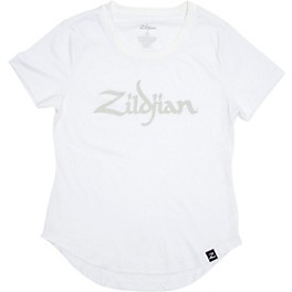 Zildjian Women's Logo Tee, White X Large White Zildjian Women's Logo Tee, White Small White