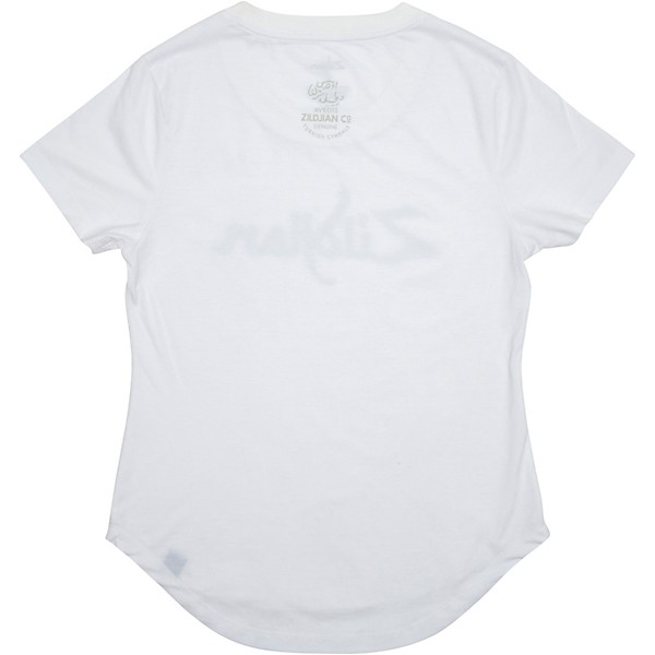 Open Box Zildjian Women's Logo Tee, White Level 1 Medium White