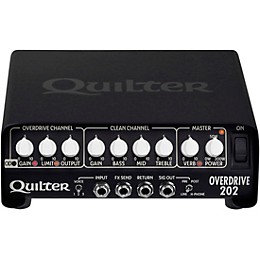 Open Box Quilter Labs OverDrive 202 Guitar Head Level 1 Black