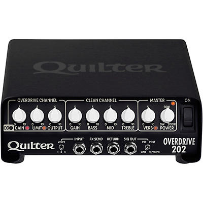 Quilter Labs Overdrive 202 Guitar Head Black for sale