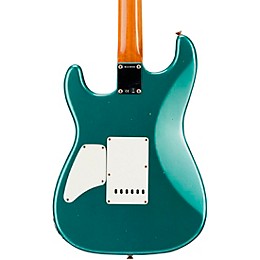 Open Box Fender Custom Shop Dealer Select Stratocaster HST Journeyman Electric Guitar Level 2 Aged Sherwood Green Metallic 197881036843