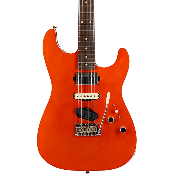 Fender Custom Shop Dealer Select Stratocaster HST Journeyman Electric Guitar Aged Candy Tangerine