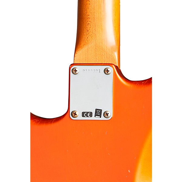 Fender Custom Shop Dealer Select Stratocaster HST Journeyman Electric Guitar Aged Candy Tangerine