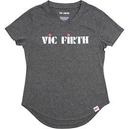 Vic Firth Women's Logo T-Shirt Medium Gray Vic Firth Women's Logo T-Shirt Medium Gray