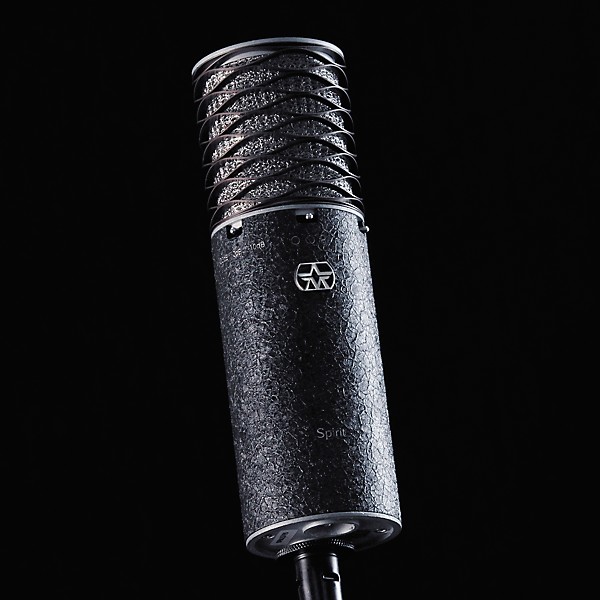 Aston Microphones Limited Edition Black Spirit Multi-Pattern Condenser  Microphone with Swiftshield | Guitar Center