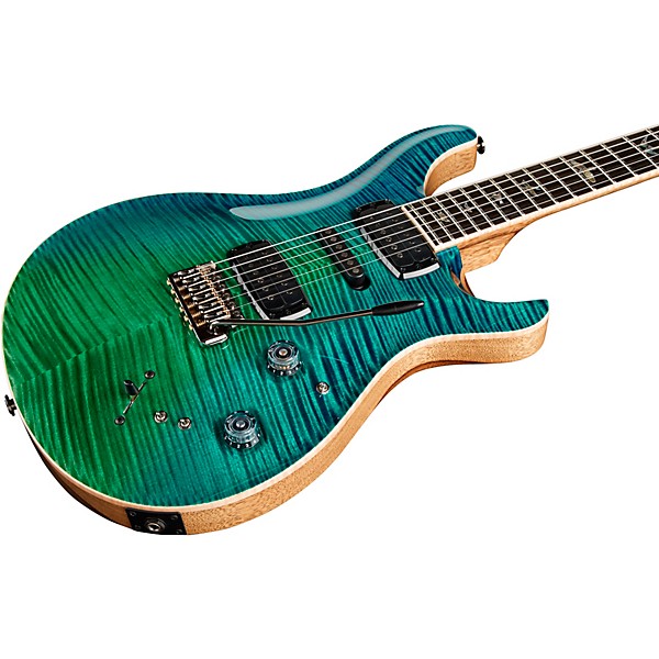 PRS Private Stock Modern Eagle V Curly Maple Top & Ebony Fretboard with Pattern Neck Electric Guitar Laguna Dragon's Breath