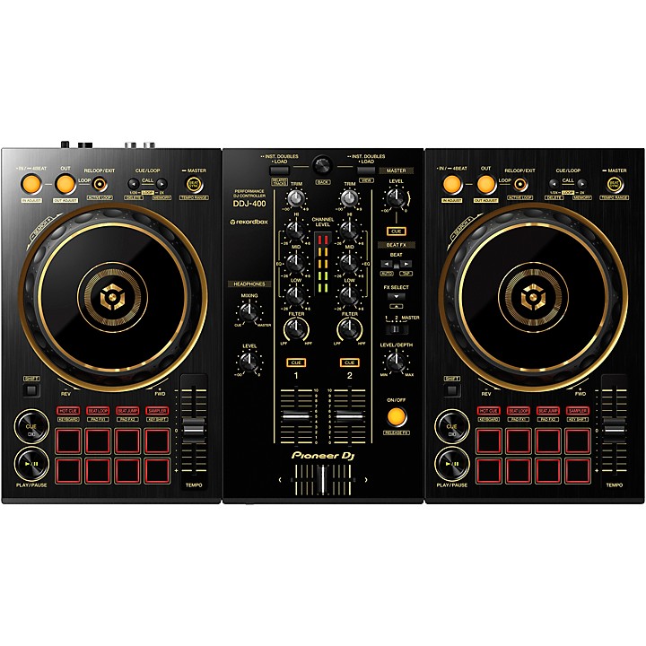 Pioneer DJ DDJ-400-N Limited Edition Gold 2-Channel DJ Controller