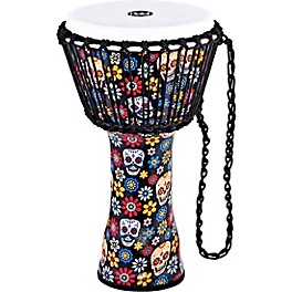 MEINL Travel Series Djembe... MEINL Travel Series Djembe with Synthetic Head in Day of the Dead Finish 10 in. Day of the Dead