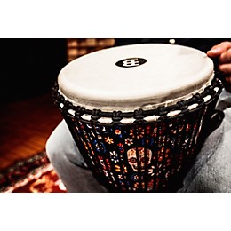 MEINL Travel Series Djembe with Synthetic Head in Day of the Dead Finish 10 in. Day of the Dead