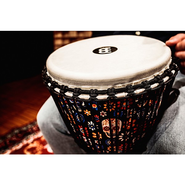 MEINL Travel Series Djembe with Synthetic Head in Day of the Dead Finish 10 in. Day of the Dead