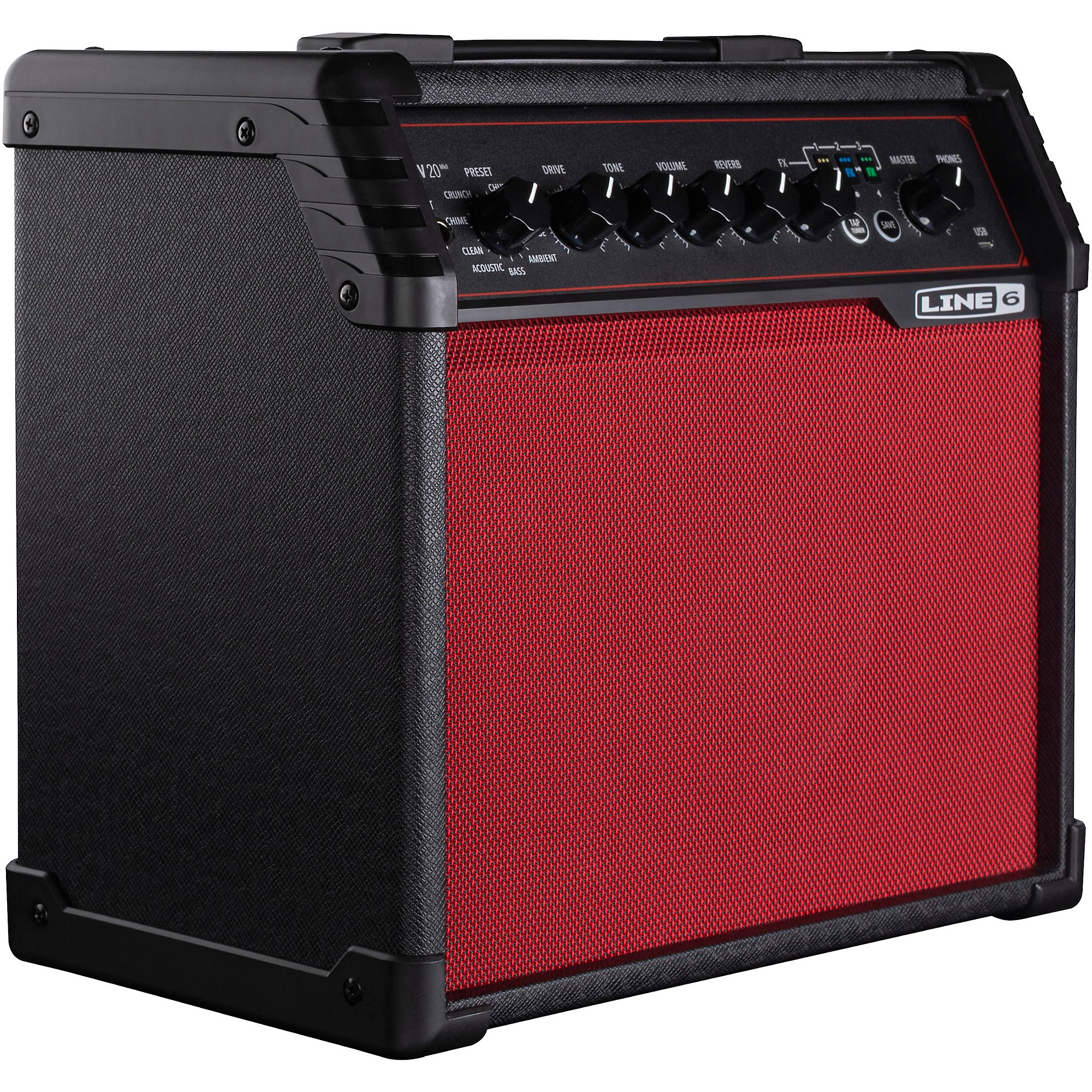 20 Guitar Spider Line Center Red MKII Edition and 6 | Red V Black