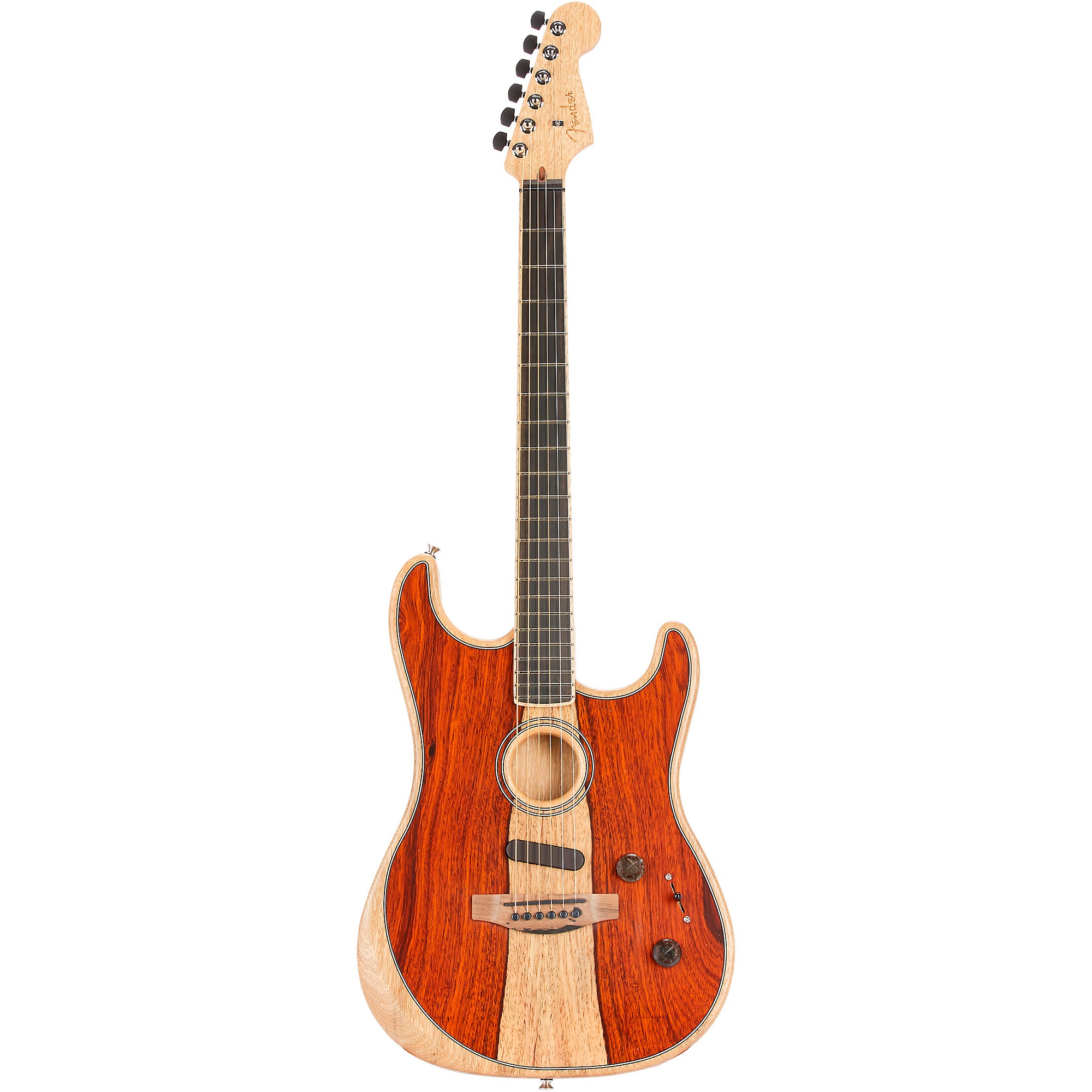 Open Box Fender Acoustasonic Stratocaster Exotic Wood
