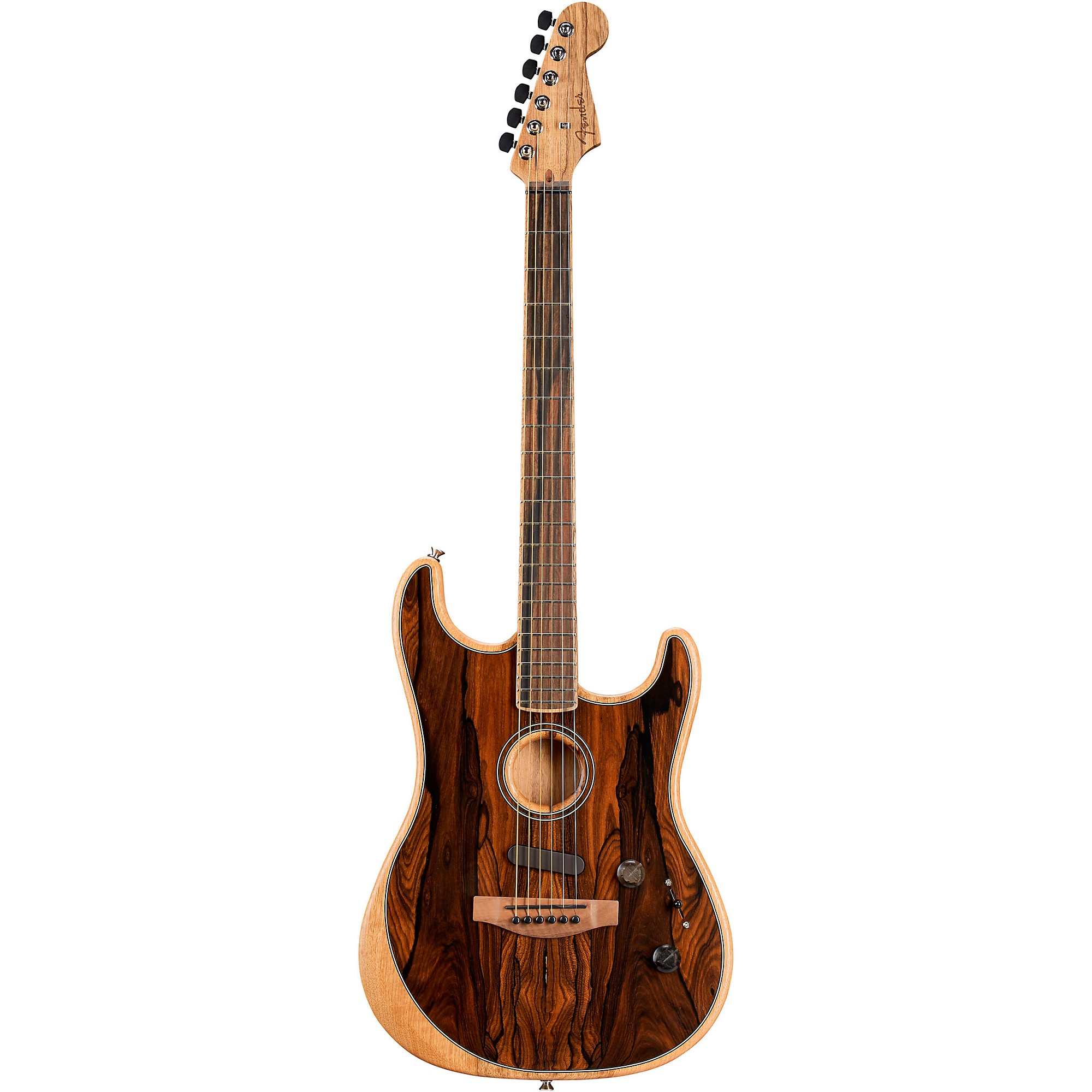 Platinum Fender Natural Ziricote | Guitar Center