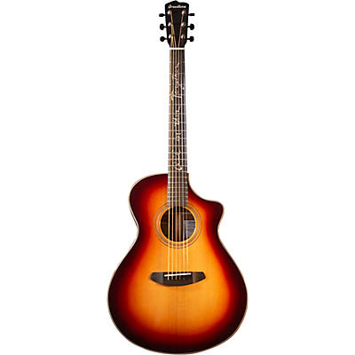 Breedlove Organic Collection Amazon Concert Ce Jeff Bridges Acoustic-Electric Guitar Sunburst for sale