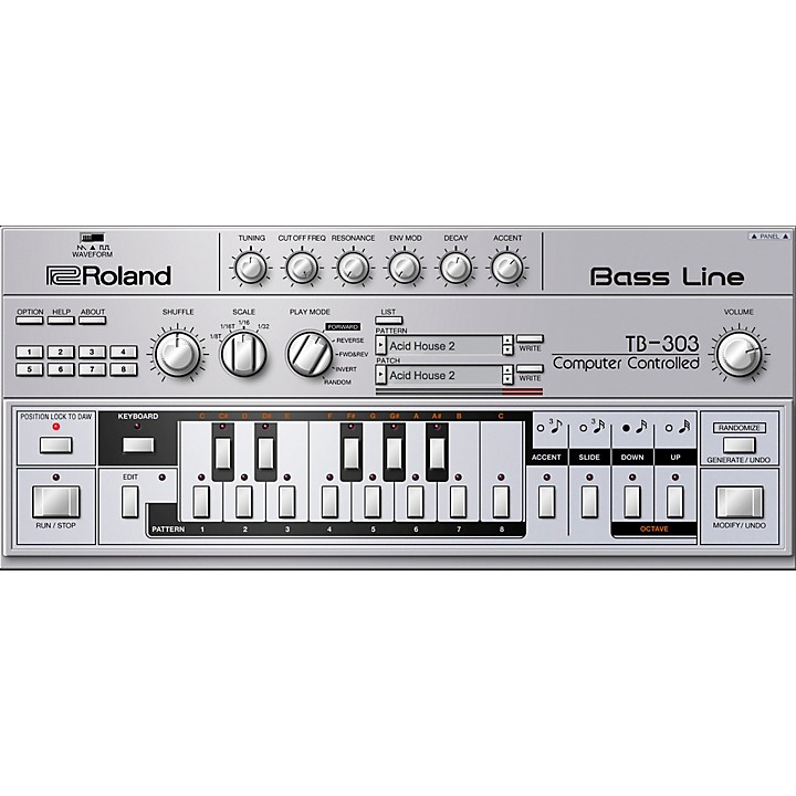 TB-303型のUSBメモリー I LOVE ACID ローランド Roland Roland Cloud Cloud TB-303 Software Synthesizer (Download) | Guitar