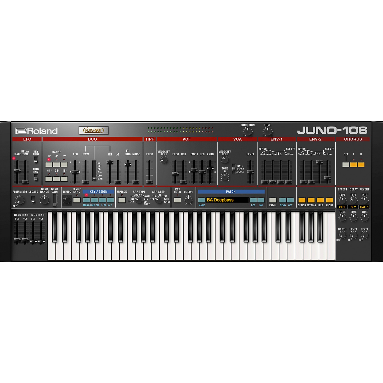 Roland Cloud Cloud JUNO-106 Software Synthesizer (Download