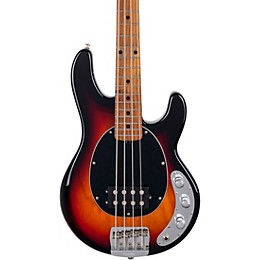 Ernie Ball Music Man Short-Scale StingRay Bass Roasted Maple Neck and Fingerboard Vintage Tobacco