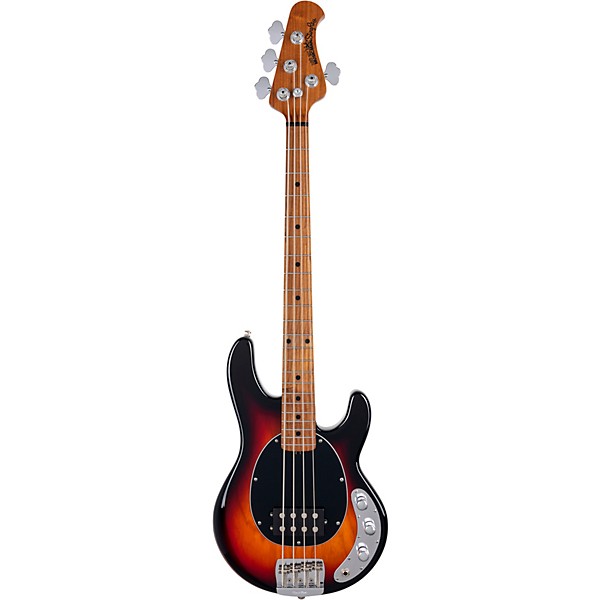 Ernie Ball Music Man Short-Scale StingRay Bass Roasted Maple Neck and Fingerboard Vintage Tobacco