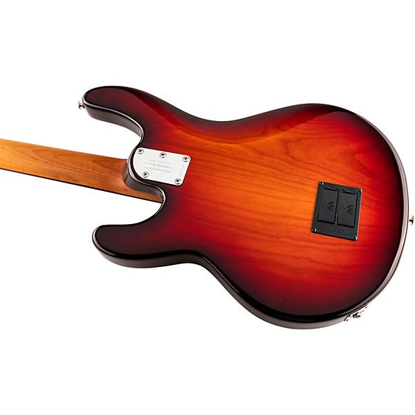 Ernie Ball Music Man Short-Scale StingRay Bass Roasted Maple Neck and Fingerboard Vintage Tobacco