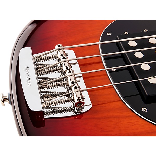 Ernie Ball Music Man Short-Scale StingRay Bass Roasted Maple Neck and Fingerboard Vintage Tobacco