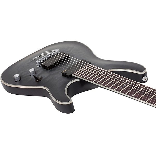 Schecter Guitar Research C-7 Platinum 7-String Electric Guitar Satin Transparent Black