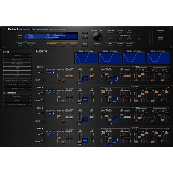 Roland Cloud Cloud JV-1080 Software Synthesizer (Download)