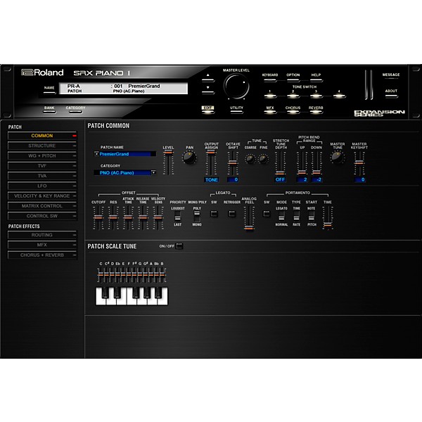 Roland Cloud Cloud SRX PIANO I Software Synthesizer (Download)