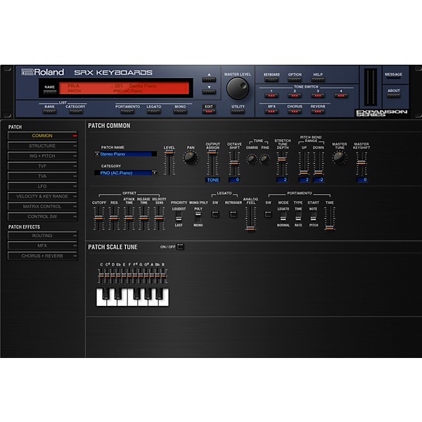 Roland Cloud Cloud SRX KEYBOARDS Software Synthesizer (Download)