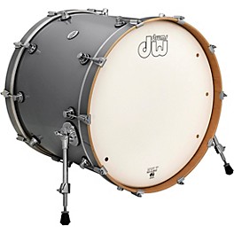 DW Design Series Bass Drum 22 x 18 in. Steel Gray