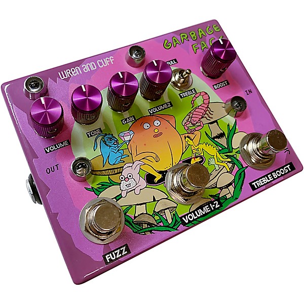 Wren And Cuff Garbage Face J Mascis Signature Purple