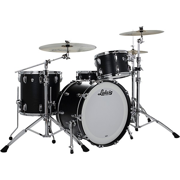 Ludwig Classic Oak 3-Piece Fab Shell Pack With 22" Bass Drum Night Oak