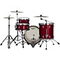 Ludwig Classic Oak 3-Piece Fab Shell Pack With 22" Bass Drum Red Sparkle