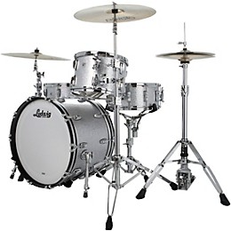 Ludwig Classic Oak 3-Piece Fab Shell Pack With 22" Bass Drum Silver Sparkle