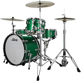 Ludwig Classic Oak 3-Piece Fab Shell Pack With 22" Bass Drum Green Sparkle