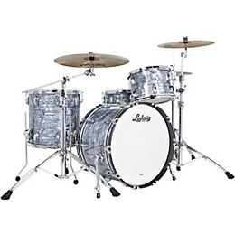 Ludwig Classic Oak 3-Piece Fab Shell Pack With 22" Bass Drum Sky Blue Pearl