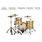 Ludwig Classic Oak 3-Piece Fab Shell Pack With 22" Bass Drum Lemon Oyster