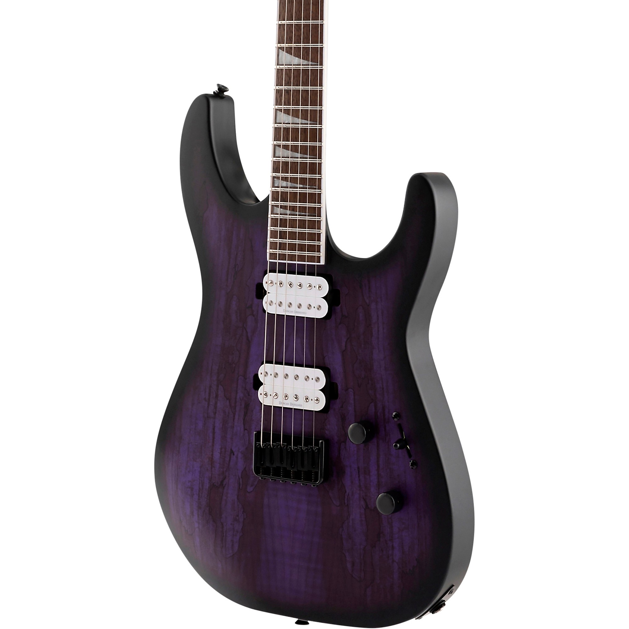 Open Box Jackson X Series Soloist SLX HT Spalted Maple Transparent