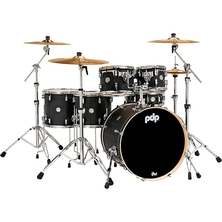 gasp ディビジョンクリューネック　ブラック　M PDP by DW Concept Maple 6-Piece Shell Pack With Chrome