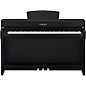 Open Box Yamaha Clavinova CLP-735 console digital piano with bench Level 2 Matte Black 194744857713