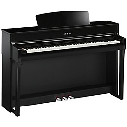 Yamaha Clavinova CLP-745 Console Digital Piano With Bench Polished Ebony