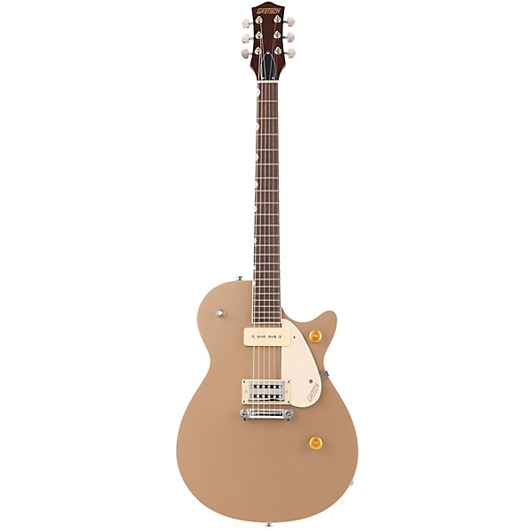Gretsch Guitars G2215-P90 Streamliner Junior Jet Club Electric Guitar Sahara Metallic