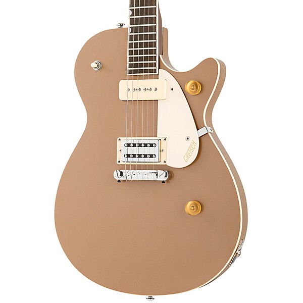 Gretsch Guitars G2215-P90 Streamliner Junior Jet Club Electric Guitar Sahara Metallic
