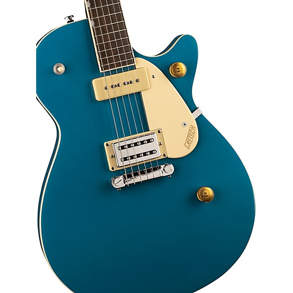 Gretsch Guitars G2215-P90 Streamliner Junior Jet Club Electric Guitar Ocean Turquoise