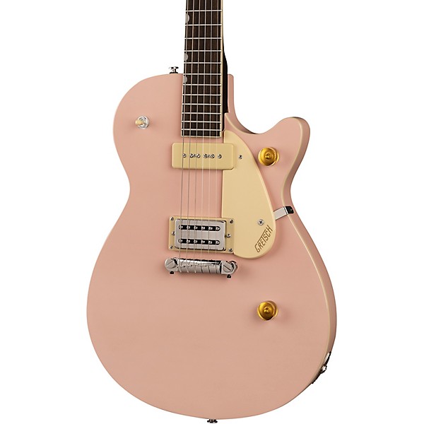 Gretsch Guitars G2215-P90 Streamliner Junior Jet Club Electric Guitar Shell Pink